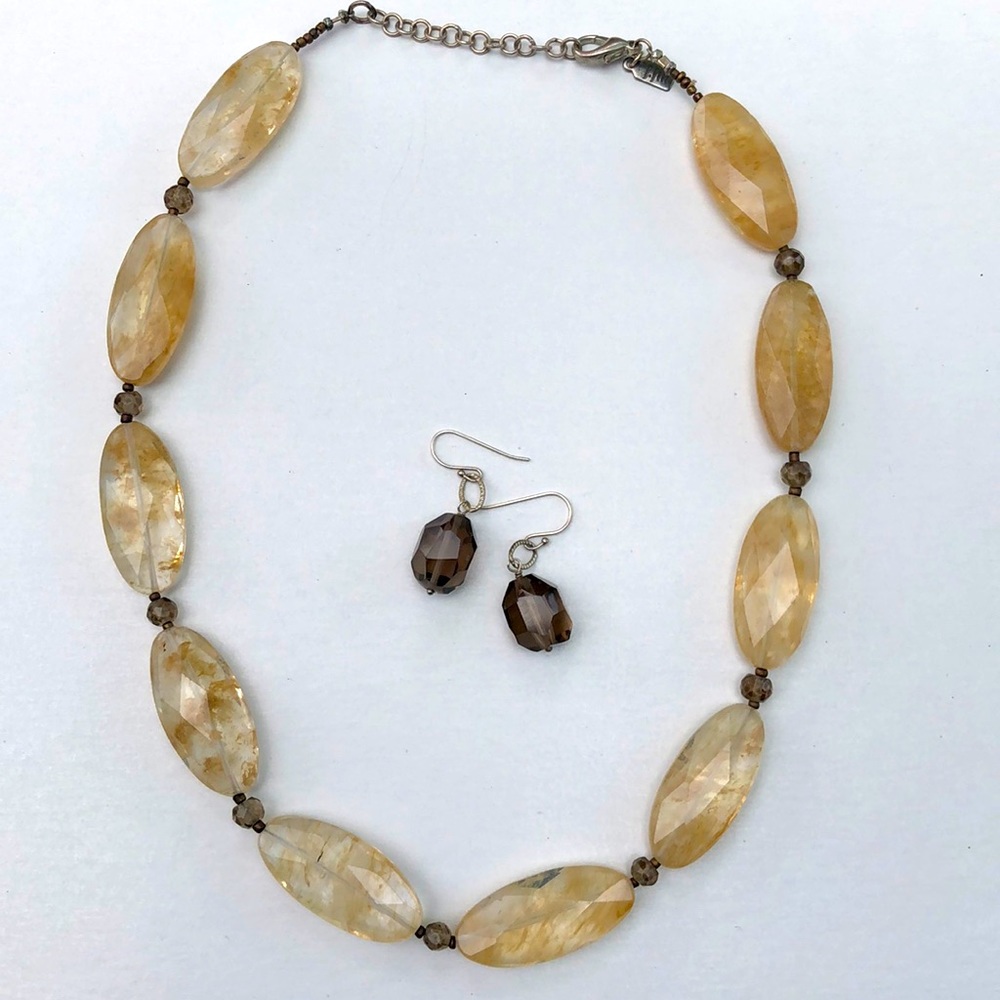 J Jill Necklace & matching earrings